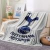Spurs Printed Flannel Blanket, soft throw for bedroom sofa, washable, fan merchandise, great gift.