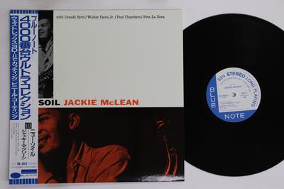 Виниловая пластинка JACKIE MCLEAN New Soil BN4013BST84013 BLUE NOTE 1992 Япония Obi Джаз Б/у