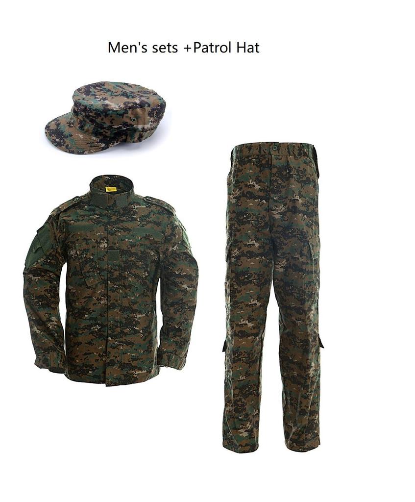 Полицейская форма боевой формы армии Рибстоп с шляпой-ведром