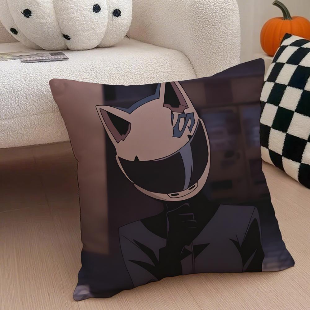Anime Fantasy Ddurarara 3way Standoff Cushion Cover Throw Pillow Cover Hidden Button Durable Polyester Chair Cushion