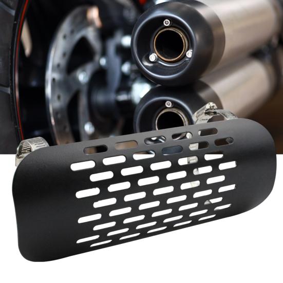 Теплоизоляционная труба глушителя, теплозащитный экран, прочный, простой в установке, универсальный железный выхлоп для мотоцикла, идеальное украшение