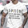 Autism Awareness Shirt for Men Women Clothing Rainbow Neurodiversity TShirt Black Tees Autism Acceptance T Shirt Gift Streetwear