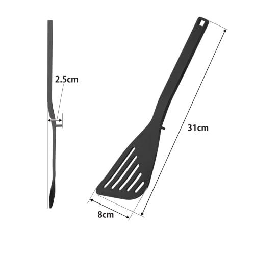 Yamazaki Tower Silicone Beater, Black, W8 x D2.5 x H31cm, Dishwasher Safe, Floating Tip, Spatula, 1504