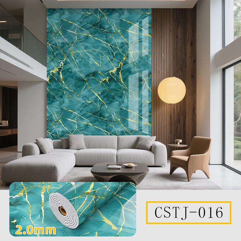 Самоклеящаяся водостойкая мраморная плитка Наклейка на стену для ТВ-фона и декора