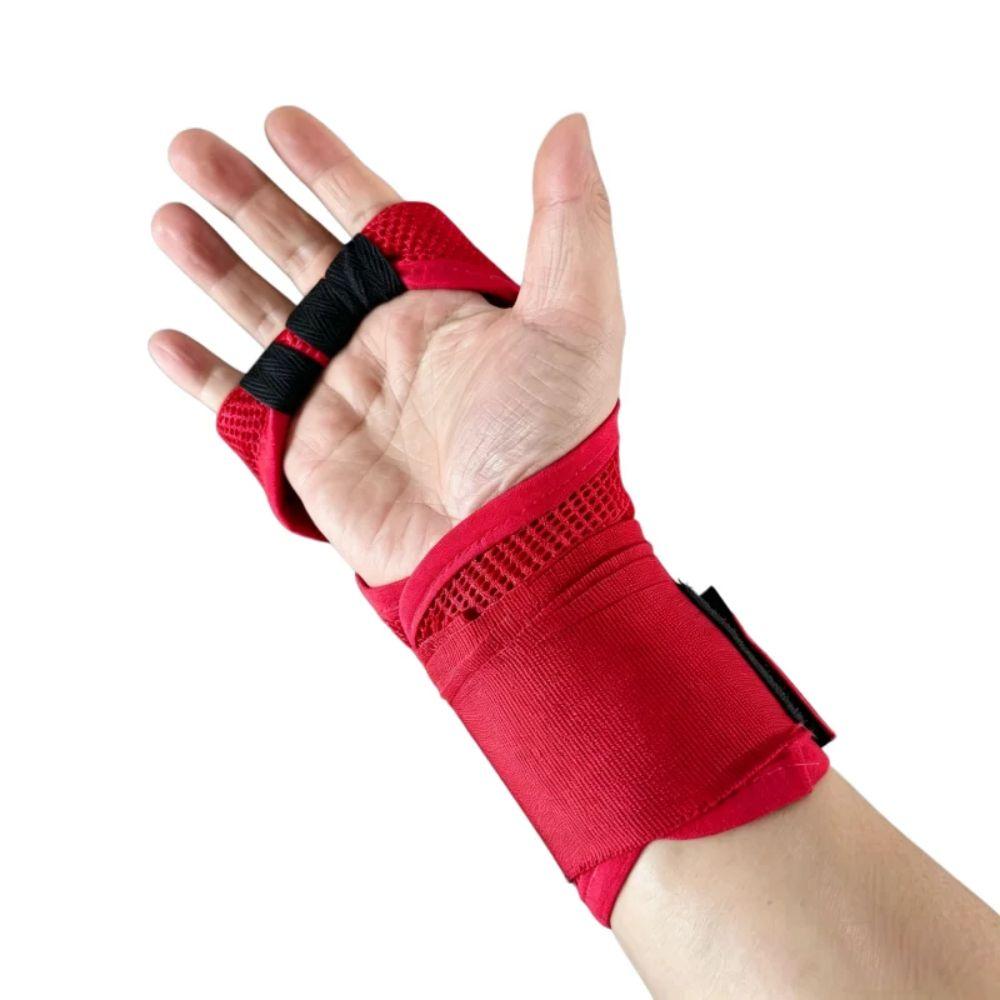 Polyester Boxing Gloves Shock Absorb Sparring Mitt Quick Fasten Training Guard Kickboxing Match