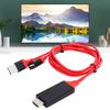 Кабель TypeC для мобильного телефона 1080p к HD Multimedia Interface USB-адаптер для    (красный )
