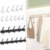 Черный свод Глазурованный Настенная вешалка для одежды Крючки из нержавеющей стали Вешалка Одежда