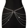 Сексуальная поясная цепочка, многослойный пояс со стразами, цепочка на живот, ювелирные изделия для женщин, аксессуары для фестиваля Rave Party