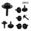 Screw Bolt Black Easy Installation For Ford Focus Escape