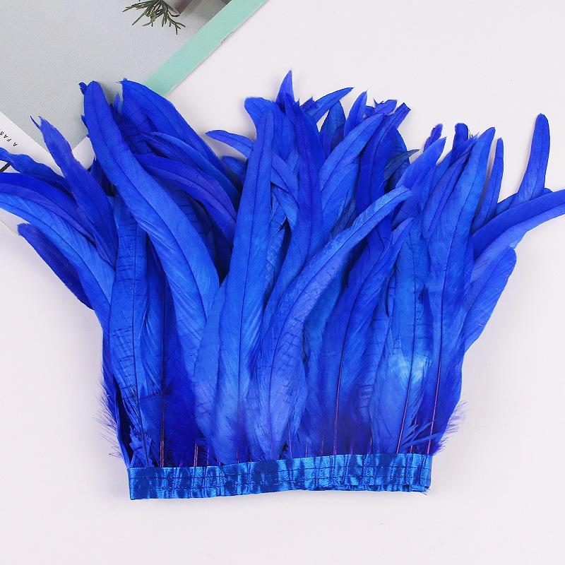 25-30 см полоски ткани с перьями для украшения сценического костюма своими руками