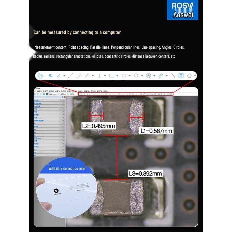 AOSVI AO-HD206 4K HD Electronic Repair Microscope