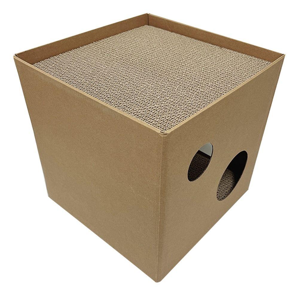 Защитная мебель для кошачьего дома Картонная коробка для кошек Когтеточка для кошек Коврик для домашних животных Игрушки для кошек