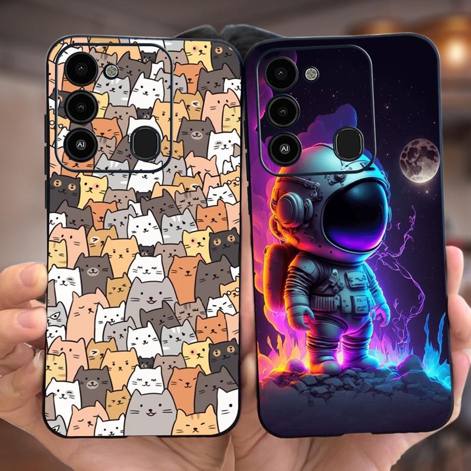 Чехол для Tecno Spark 8C KG5k KG5j KG5n Стильный чехол с конфетным рисунком Мягкий силиконовый чехол для телефона Для Tecno Spark Go 2022 Spark8C Сумки