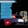 LED License Plate Light Lamp Assembly Compatible with Mustang Fusion Taurus Flex Focus Lincoln MKS MKT MKX MKZ Mercury Sable Milan 6000K White, Pack