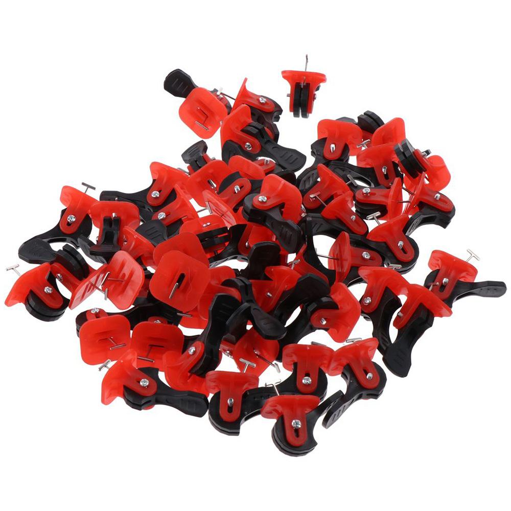 50 шт. Подходит для плитки 8-12 мм Система выравнивания плитки Регулируемый многоразовый строительный набор профессиональных инструментов Стена