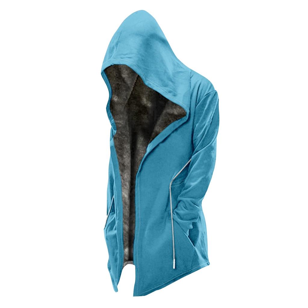 Мужская однотонная бархатная утолщенная длинная куртка Мужская повседневная куртка на молнии большого размера