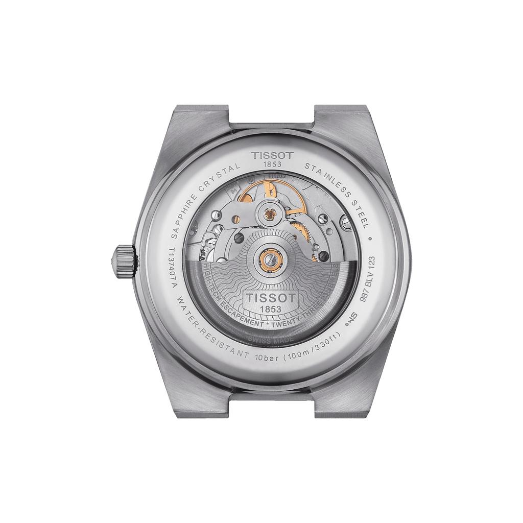 Tissot Мужские модные часы из нержавеющей стали с зеленым циферблатом T137.407.11.091.00