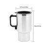 Quick-Heat Vehicle Heating Cup Stainless Steel Travel Heated Thermal Mug Car Water Warmer  Water