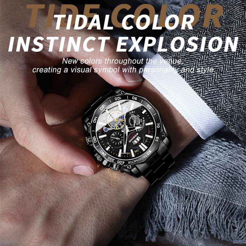 New TOP Brand Luxury Men's Watch with Box Luminous Gift Men's Quartz Watches