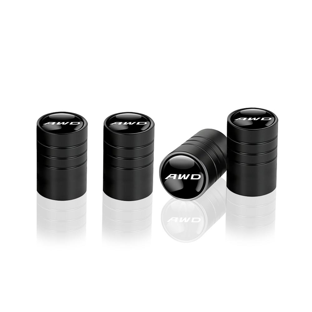 sbcam7 4pcs Aluminum Valve Caps Car Wheel Tires Valves Tyre Stem Air Valve Caps For Volvo R XC60 XC70 S60 S60L V60 V70 C90 D8 T6 AWD D6