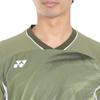 YONEX Short Sleeve Game Shirt Light Olive Medium Men's (Fit Style), (324),
