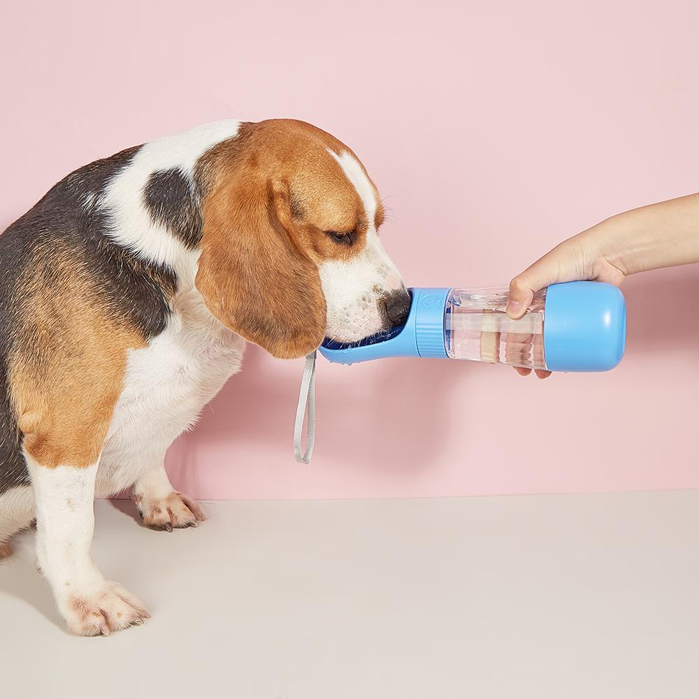 Бутылка для воды для собак 2 в 1, портативная миска для питья щенков, кормушка для маленьких и средних собак, кошек, корги, бигля, чашка, товары для животных