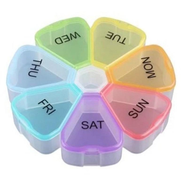 GNC MEGA MEN One Daily 60 Caplets, pill storage box (random color..., 3 pcs)