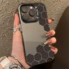 Case For Redmi Note 13 12 11 10 Pro Plus 12S 11S Redmi 13 12 13C Fashion Honeycomb Electroplate Shockproof Phone Cover