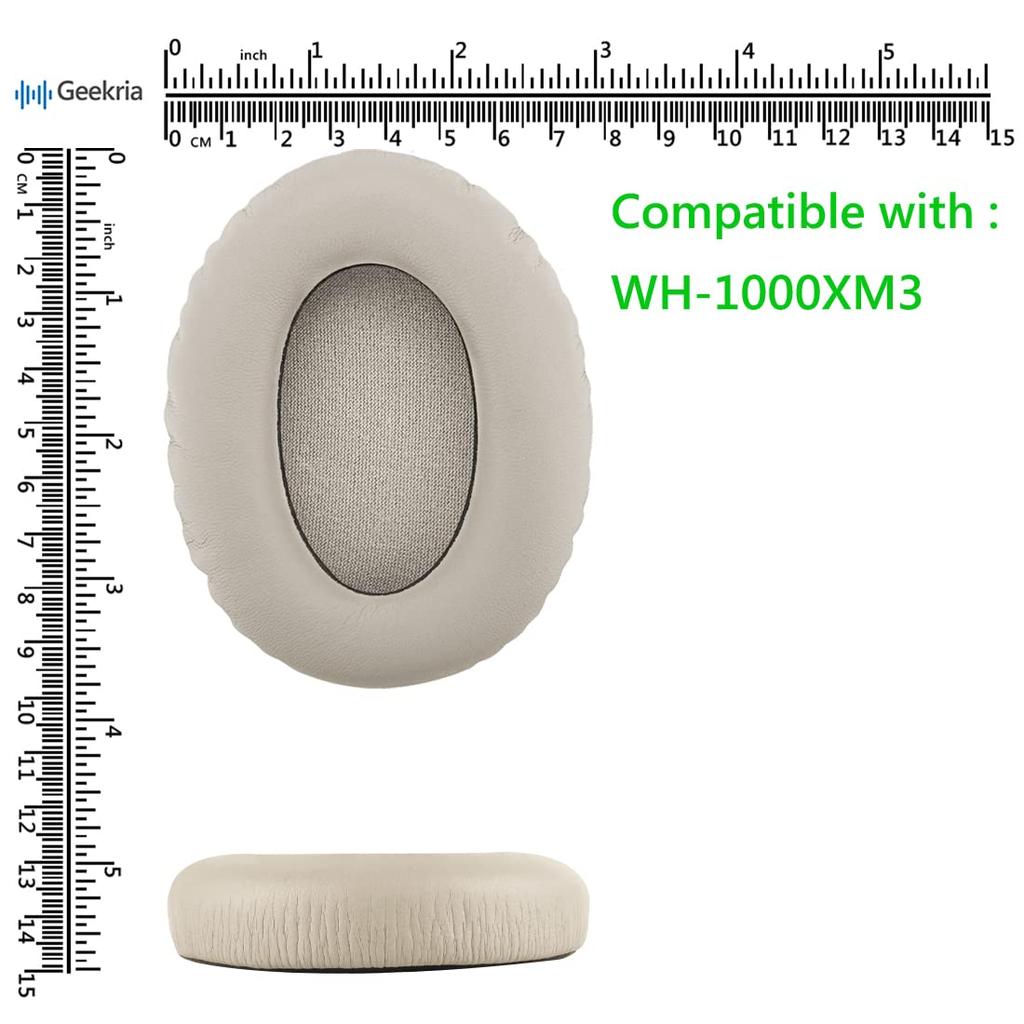 Geekria Амбушюры Совместимые с Гарнитурами Sony WH1000XM3 Запасные Подушечки для Наушников Амбушюры WH-1000XM3 и т.д.