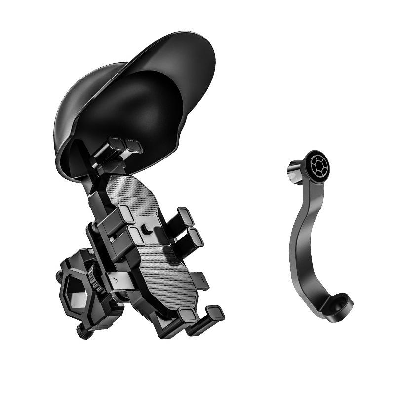 Водонепроницаемый солнцезащитный держатель для мобильного телефона на шлем, для мотоцикла, велосипеда - Дизайн "Осьминог"