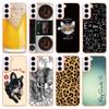 Для Samsung Galaxy S20, S21, S22, S23, A13, A14, M11, M31, M51, Note20... Животные, леопард, пиво Узоры с принтами в форме, украшение, ультратонкий мягкий чехол для телефона
