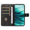 Чехол-книжка для Xiaomi Redmi Note 14 Pro+ 5G/Note 14 Pro 5G/Poco X7 5G, кожаный чехол для телефона с Т-образными линиями
