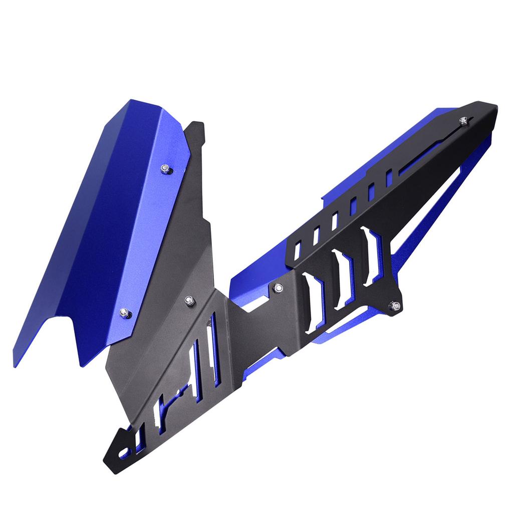 Крышка защиты цепи заднего крыла из алюминиевого сплава с ЧПУ, подходит для Yamaha YZFR25YZFR3MT25MT03(синий )