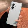 Чехол для Vivo Y77 5G Ударопрочный Бампер с Подушками Безопасности Матовый Полупрозрачный Чехол