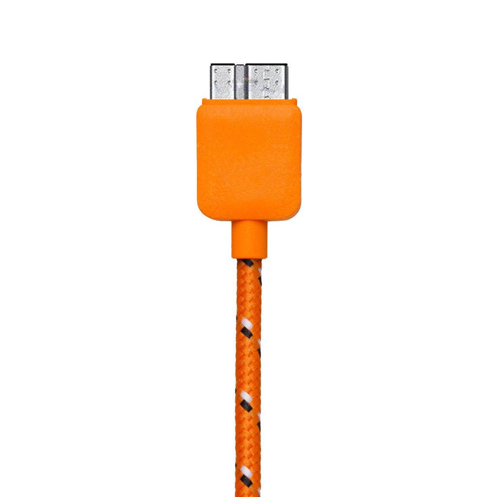 Nylon Braided Charging Cable For Smartphones With Fast Data Transfer For Travel And Daily Use