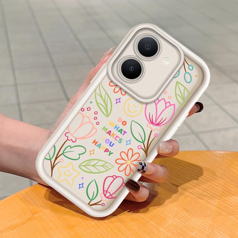 Мягкий силиконовый квадратный чехол с рисунком лестницы для телефона, полное покрытие, противоударный защитный резиновый чехол для камеры для Vivo