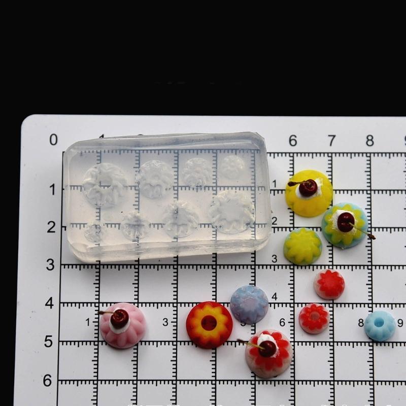 Маленькая форма для пудинга, миниатюрная форма для игры в пищу, формы для эпоксидной смолы для приготовления пищи, силиконовая форма для выпечки