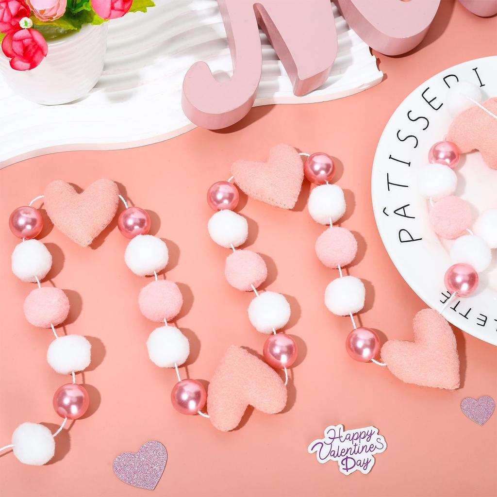 Heart-shaped Banner, Home Décor Bedroom, Fireplace Party Table | Home Bedroom Fireplace Party Table Fashion