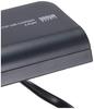 Sanwa Supply USB Charger, Outlet (1 Type-C Port + 3 USB A Ports), Clamp Type, Desk Mountable, Black, ACA-IP51BK