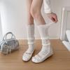 Leg Warmers JK Calf Long Socks Lolita Knit Knee High Socks Fashion Mid-tube Stocking Women