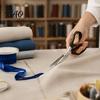 Tailor Cutting Equipment Stainless Steel Zig Zag Scissors with Serrated Teeth, Multipurpose Pinking Shears, Fabric Shears Lace Dressmaking Cut Sewing