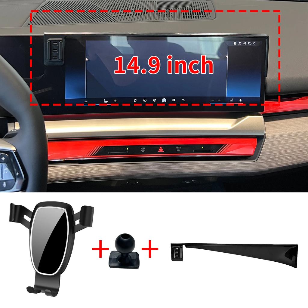 Подходит для BMW 5 серии i5 2024 2025 2026 G60 Крепление для интегрированного экрана Держатель для телефона Автомобильные аксессуары