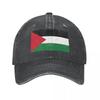 Палестинский флаг Палестины Бейсболки Классическая Потертая Стиранная Snapback Кепка для Мужчин Женщин Для Активного Отдыха Тренировок Шляпы Кепка