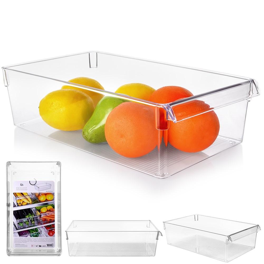 Organizer do lodówki pojemnik na produkty spożywcze 36x20.5x10cm EXCELLENT HOUSEWARE 259378