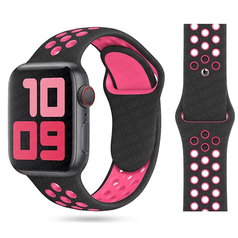 Ремешок для Apple Watch Band 7 SE 41 мм 45 мм 44 мм 40 мм 38 мм 42 мм спортивный силиконовый мягкий браслет аксессуары для Iwatch Series 6 SE 5 4 3 2 женщины мужчины