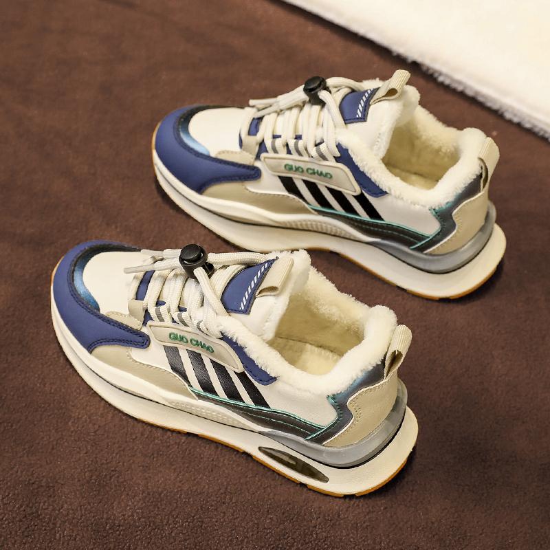 Детские теплые зимние сапоги. Детская зимняя хлопчатобумажная обувь. Нескользящие теплые плюшевые сапоги на открытом воздухе. Теплая меховая обувь с высоким берцем. Водонепроницаемые теплые кроссовки.