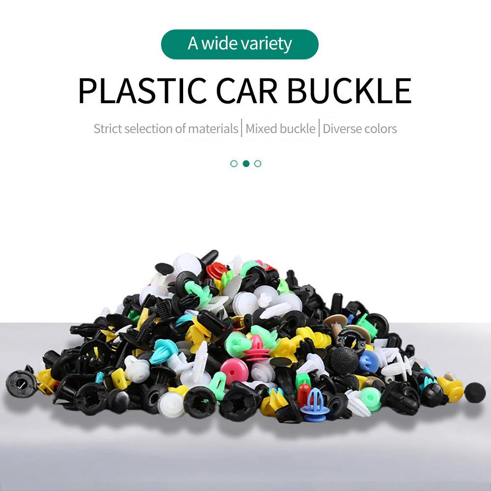 500 шт. смешанных автомобильных крепежных элементов для бампера, фиксаторов, заклепок, дверных панелей, подкрылков, универсальных, подходят для всех автомобилей