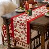 Cotton And Linen Tablecloth Rectangular Round Table Small Fresh Foreign Trade Coffee Table Cover Symmetrical Striped Tablecloth
