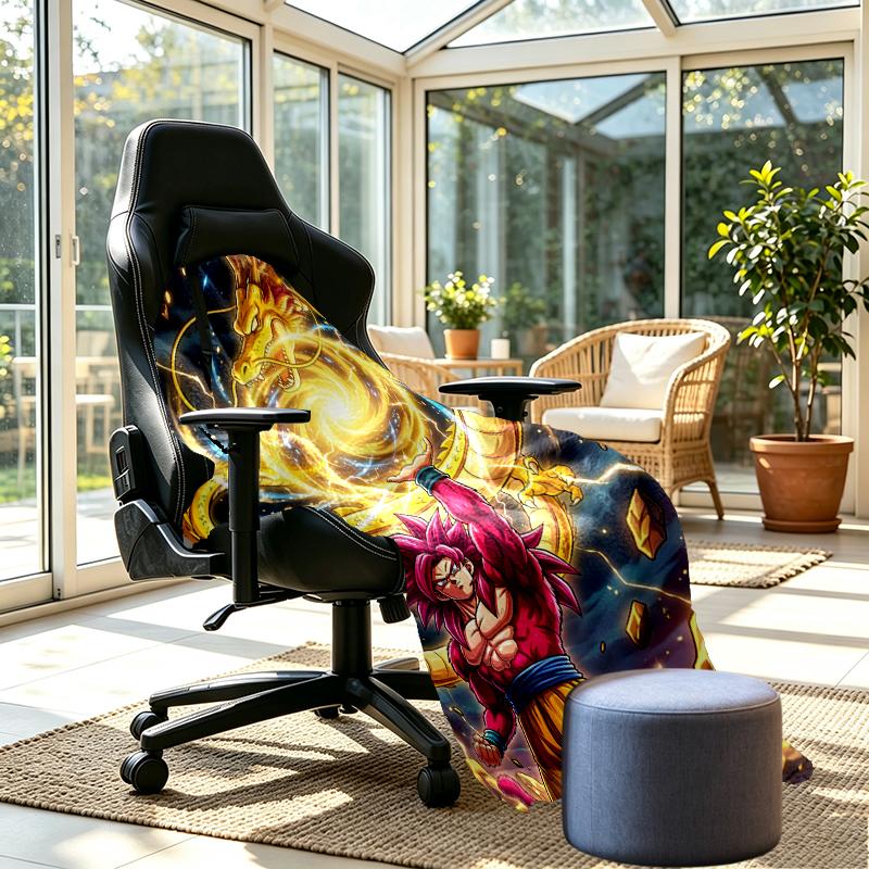 Anime Print Blanket - Soft & Comfortable, for Bedroom, Travel, Sofa, Home Decoration - Birthday Christmas Gift for Friend