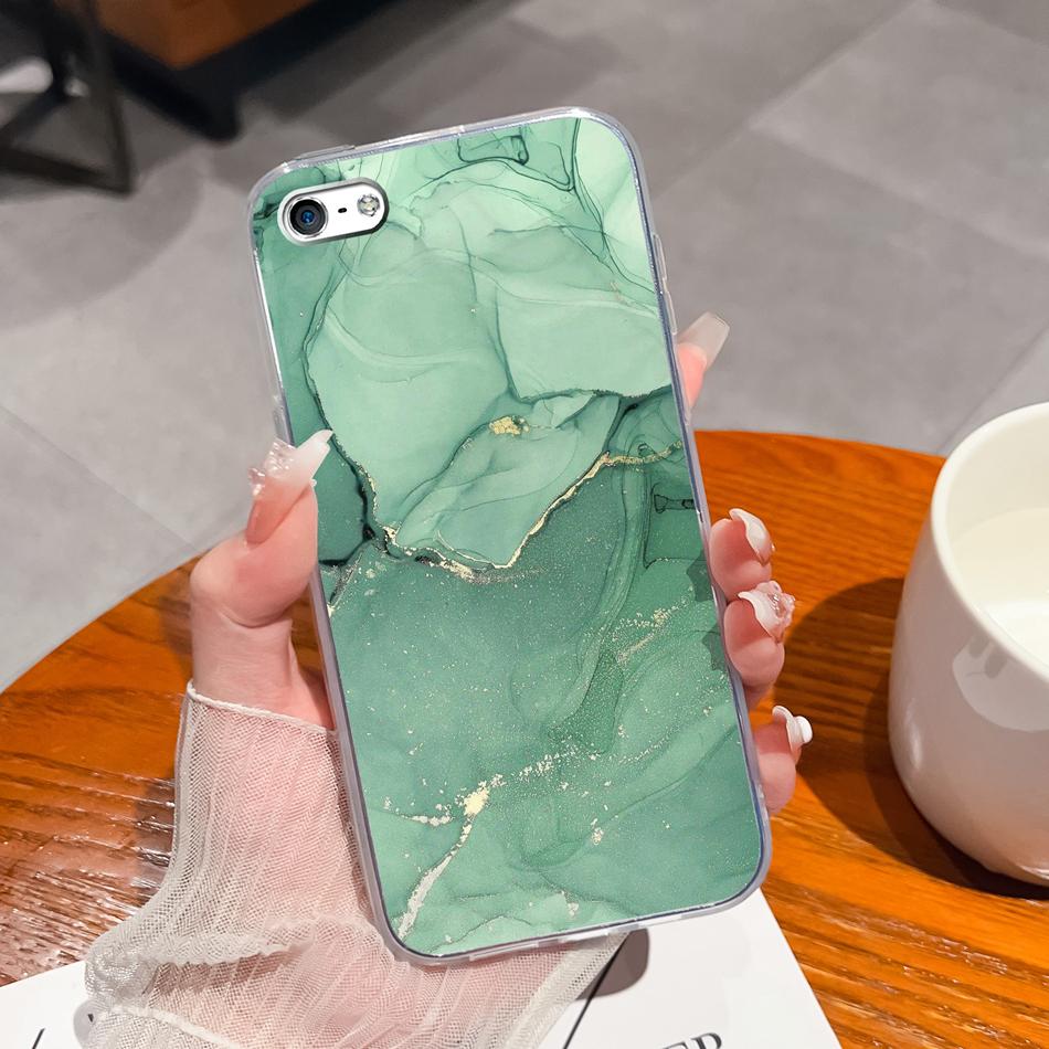 Для iPhone 4 5 5S 6 Plus Чехол для телефона Чернильная живопись Мягкая прозрачная силиконовая задняя крышка Для Apple iphone4 iphone5 5 S iphone6 6+ Funda